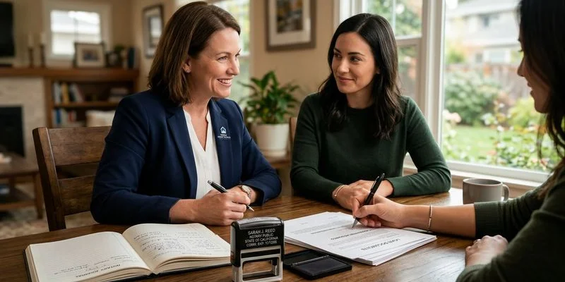 Cost breakdown chart for mobile notary services