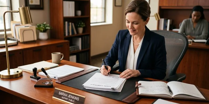 Organized I-9 employment verification files in compliance folder