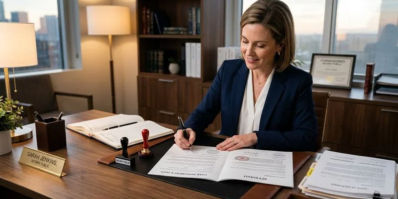 Comparison showing remote online notarization and mobile notary in-person service